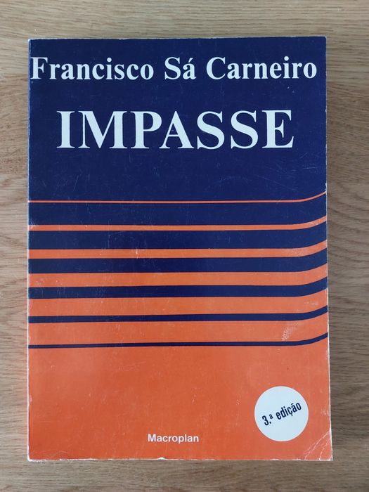 Livro de Francisco Sá Carneiro  - Impasse