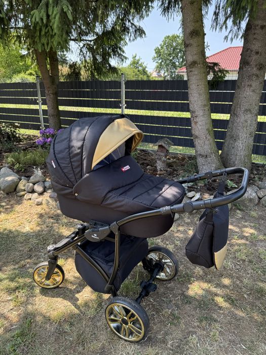 Wózek dziecięcy 4w1 Gold Lux, + baza ISOFIX