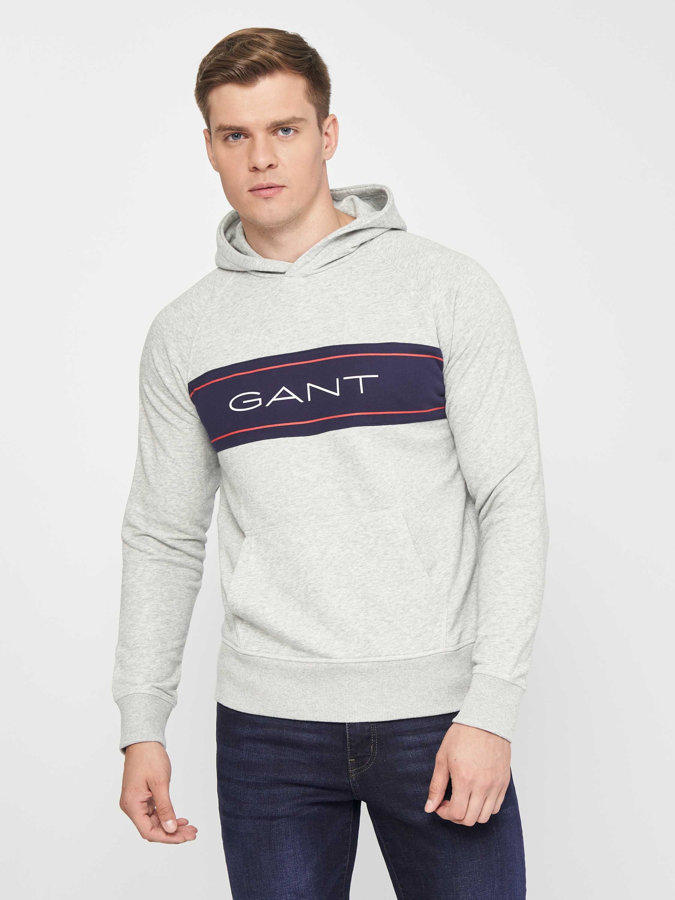 Чоловічі худі толстовки GANT hoodie, Оригінал, Преміум котон