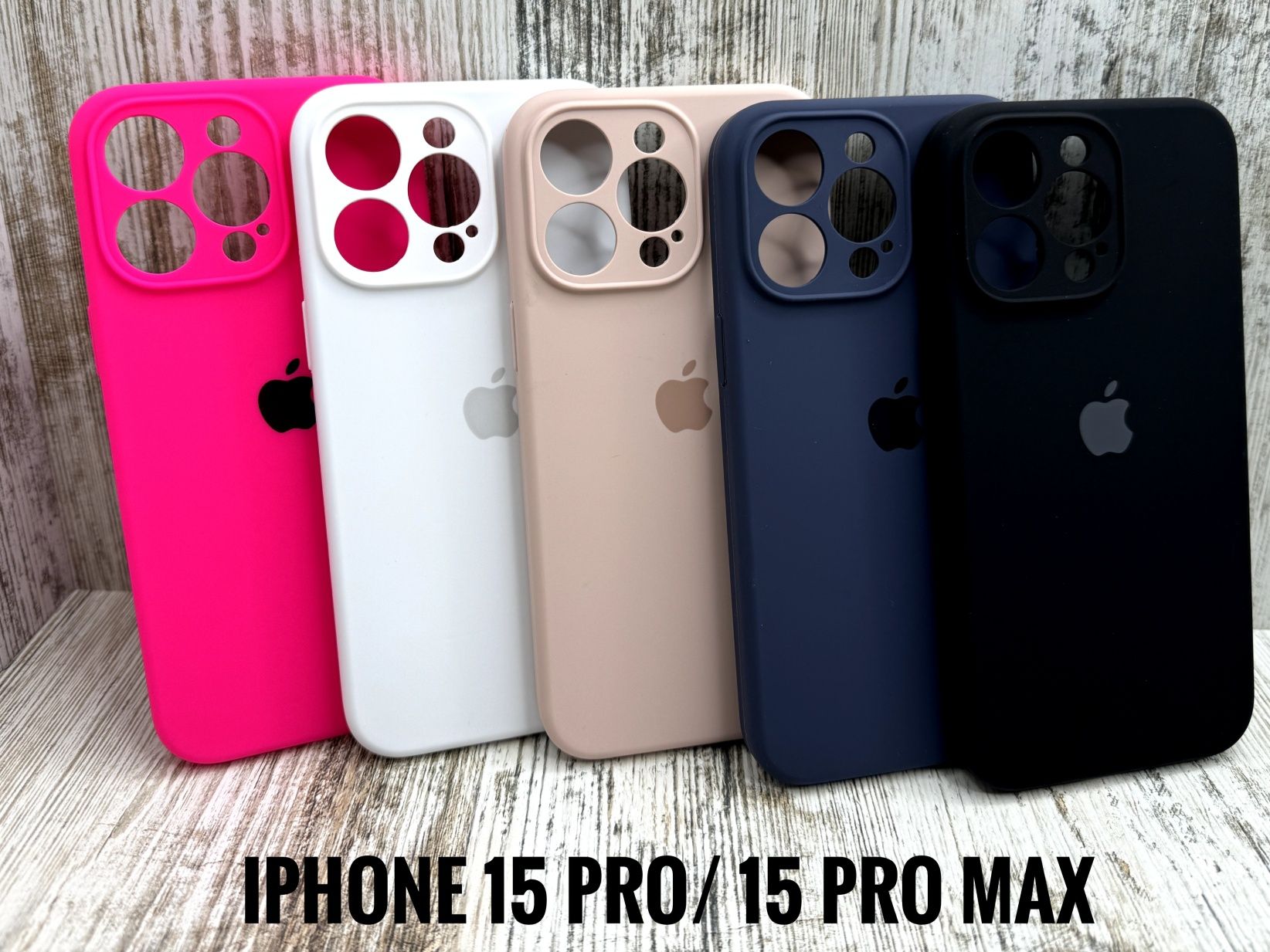 Чехол софттач Silicone Case Camera на iPhone 15 Pro Max/ 15 Pro