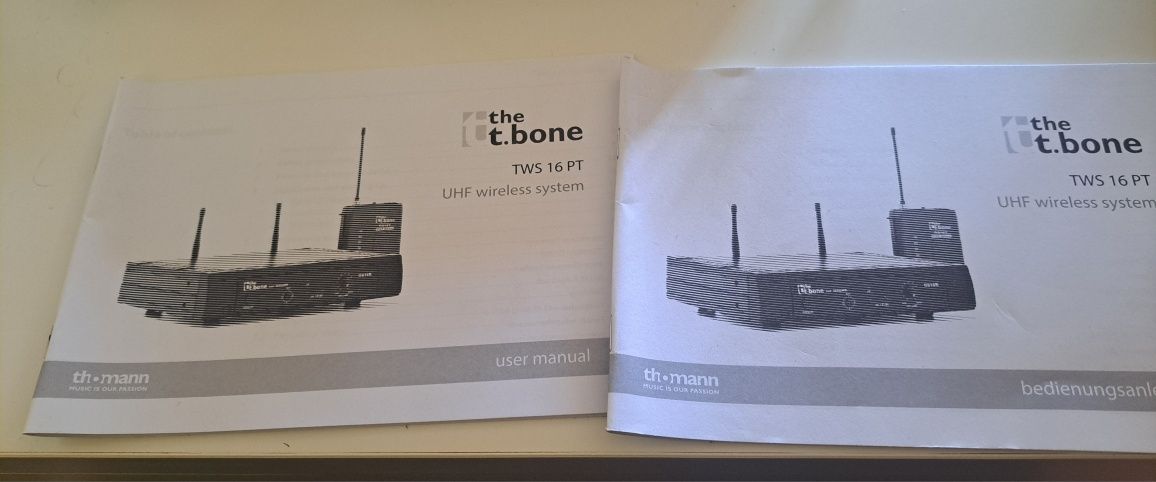 Sistema wireless T Bone TWS 16 PT 863  MHz