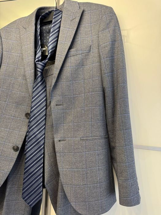 Garnitur męski siary
