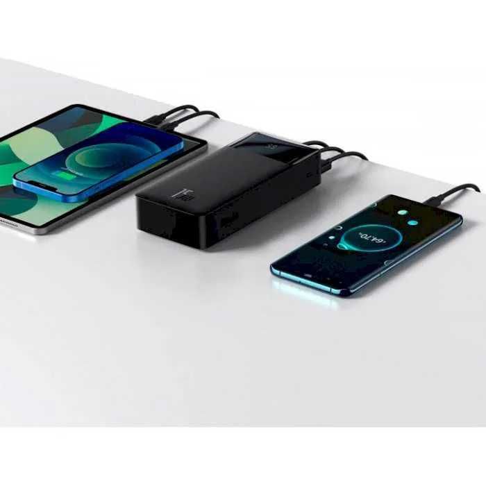 Повербанк BASEUS Display Powerbank 15W 30000mAh Black (100% Оригінал)