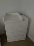 MALM komoda Ikea + przewijak, nakładka na komode dla dziecka 80x100cm