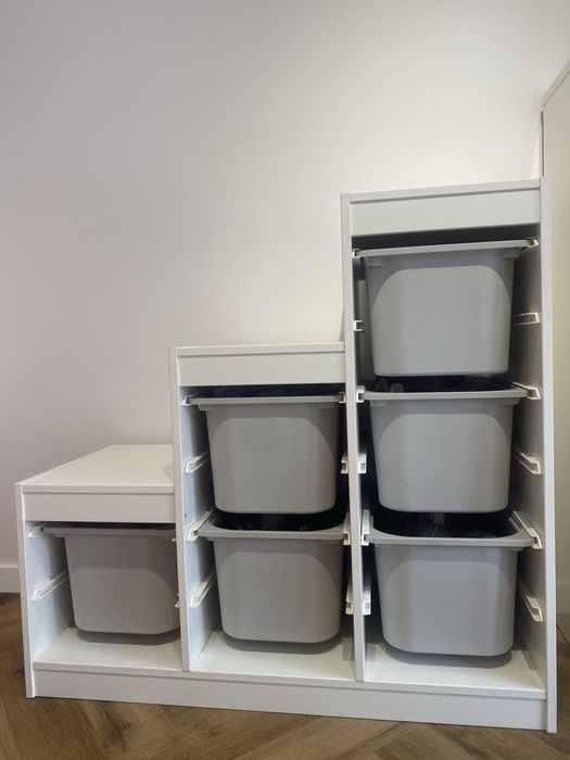 TROFAST Regał z pojemnikami -REZERWACJA