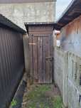 WC budowlany toaleta drewniana kibelek