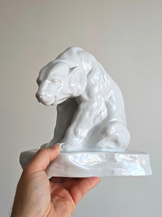 Niedźwiedź porcelana Herend Węgry