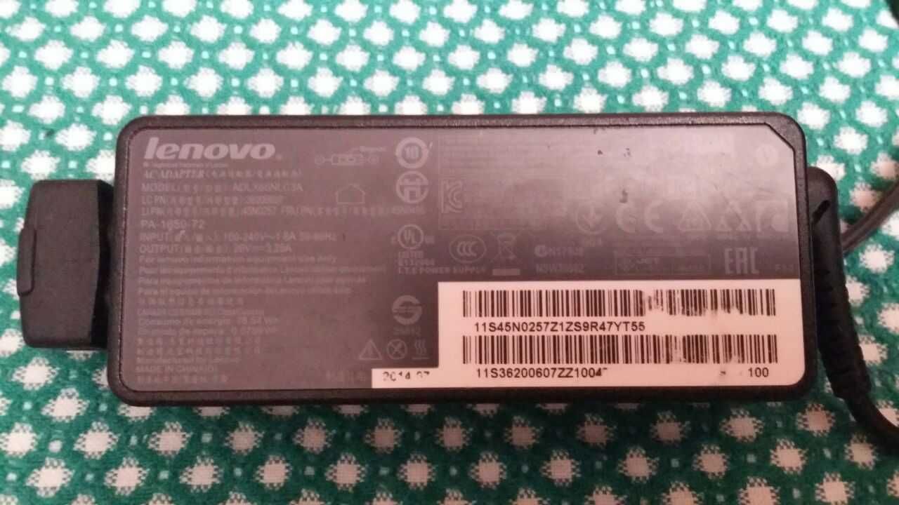 Зарядное устройство Lenovo ADLX65NLC3A (блок питания).