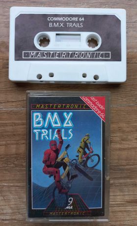 BMX Trails gra prezent Commodore C64 prezent
