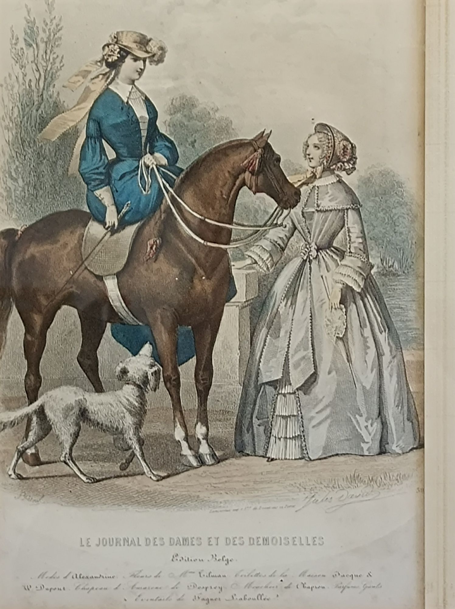 Reklama ,moda XIX w.Cesarzowa Eugenia ok.1850 r.