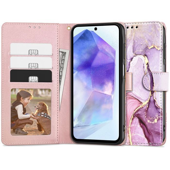 Tech-Protect Wallet Galaxy A55 5G Marble