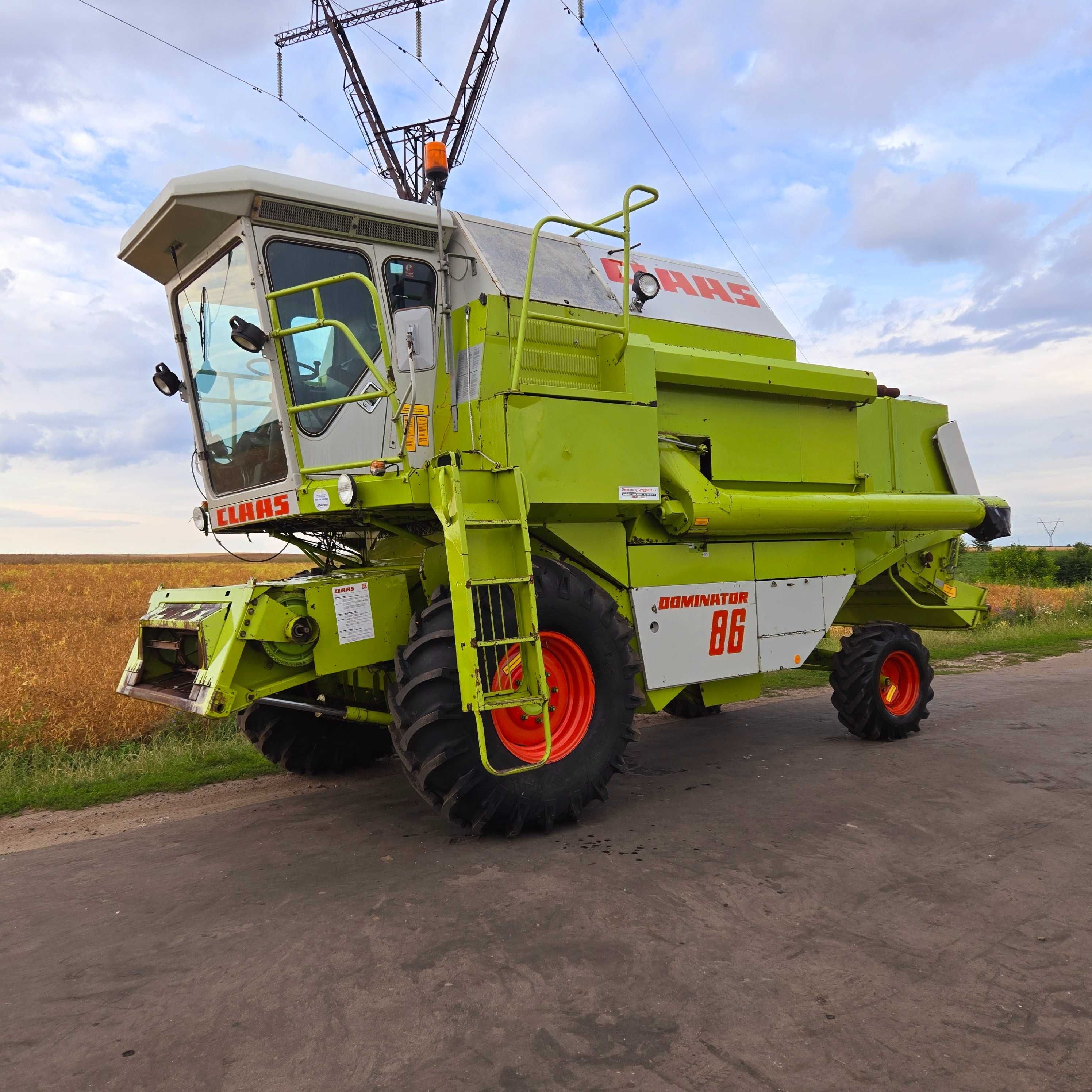 Свіжопривезений claas dominator 86