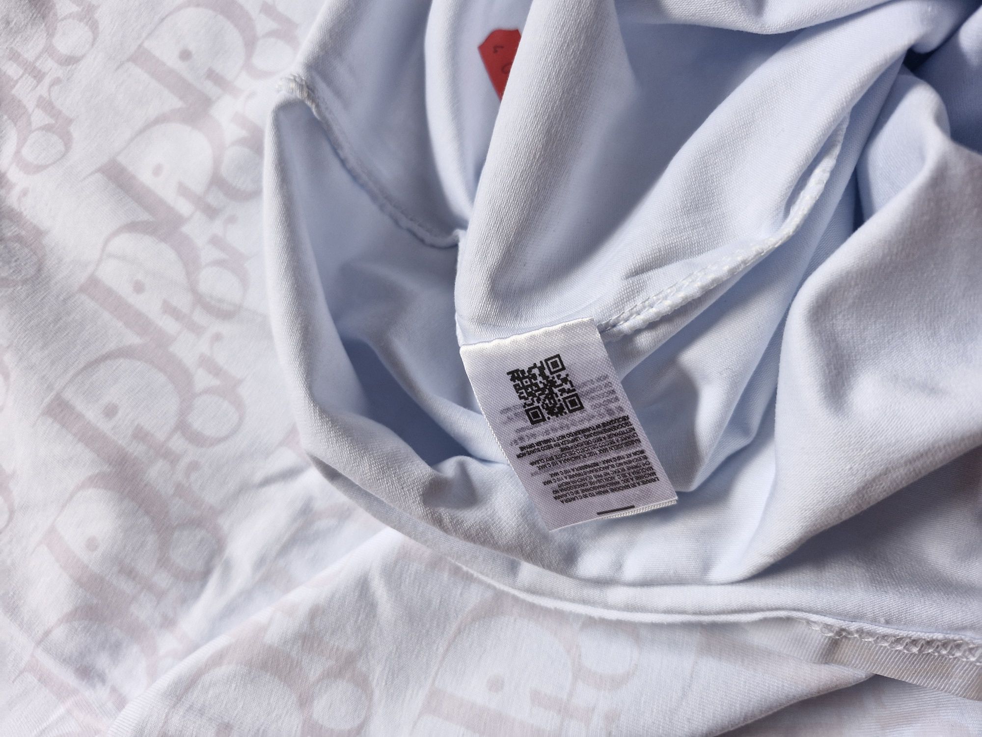Magiczne koszulka męska bawełna tshirt biała logo lato dior xl  l