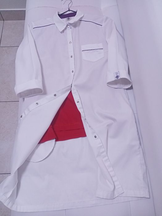 Красивый белый халатик