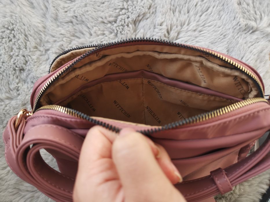 Torebka Wittchen pudrowy róż nylonowa wyjątkowa i praktyczna 
Dzięki w