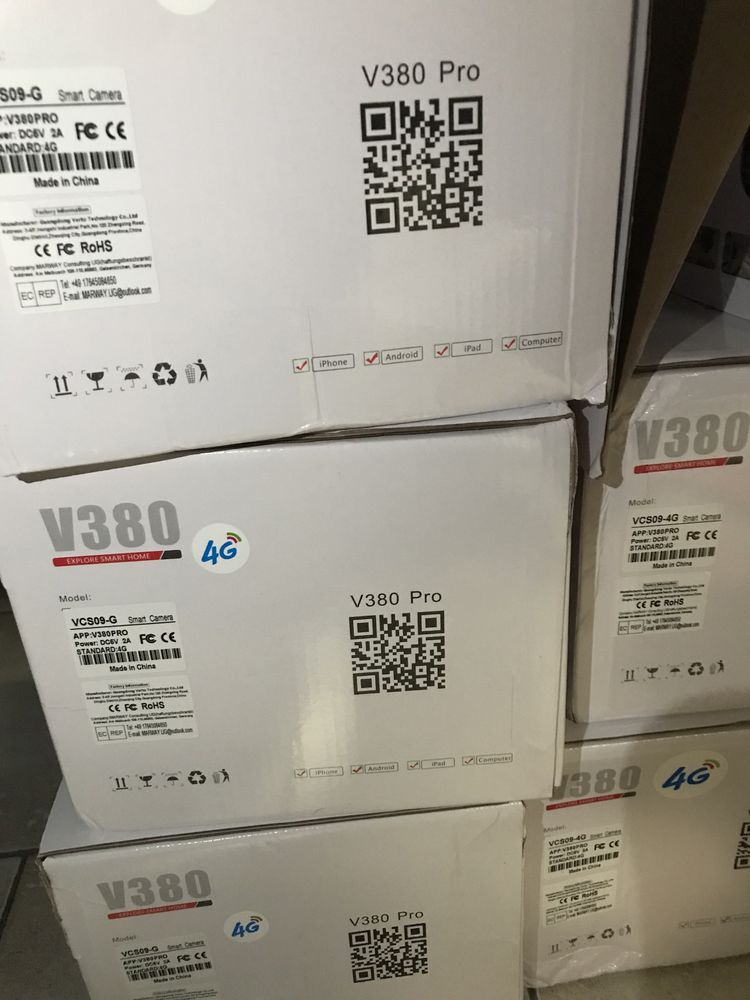 Відеокамера АВТОНОМНА З АКАМУЛЯТОРОМ 4G на сімкарті 8мр V380Pro камера
