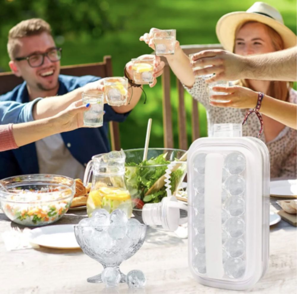 Силіконова форма для льоду на 17 кульок ICE CUBE TRAY