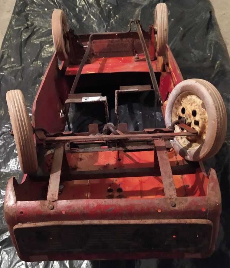 Auto metalowe na pedały Łada Moskwicz Klasyk Retro z PRL Azak Okazja