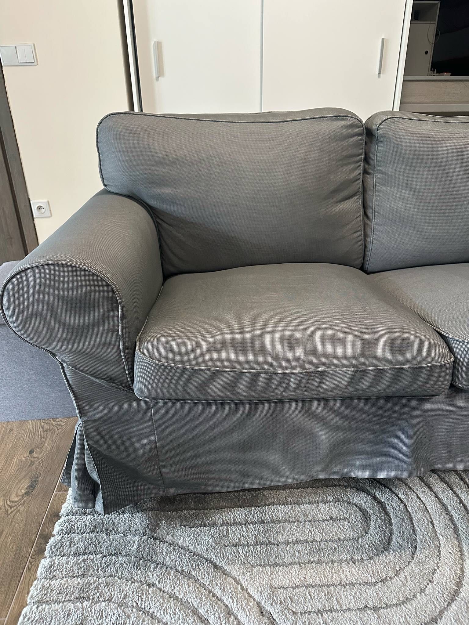 Sofa / Kanapa Ektorp Hakebo - stan idealny, szara (dostępna)