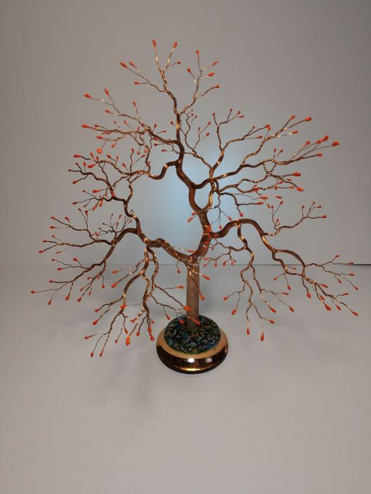 Подарункове сувенірне дерево с мідної проволки