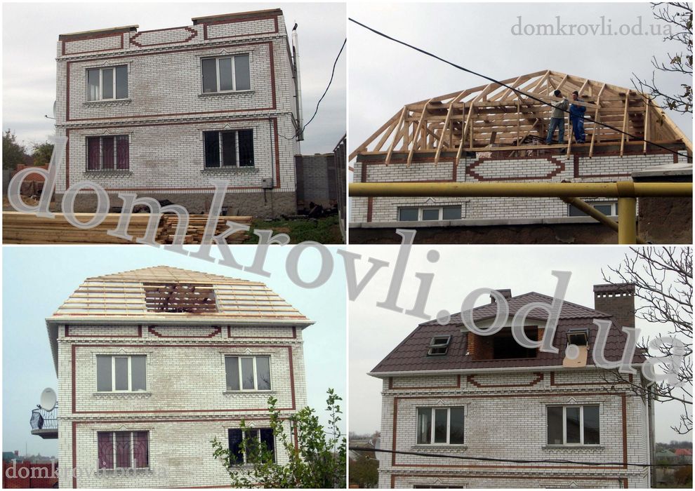 Кровельные работы. Замена старой кровли на новую. Гарантия. ПОРТФОЛИО