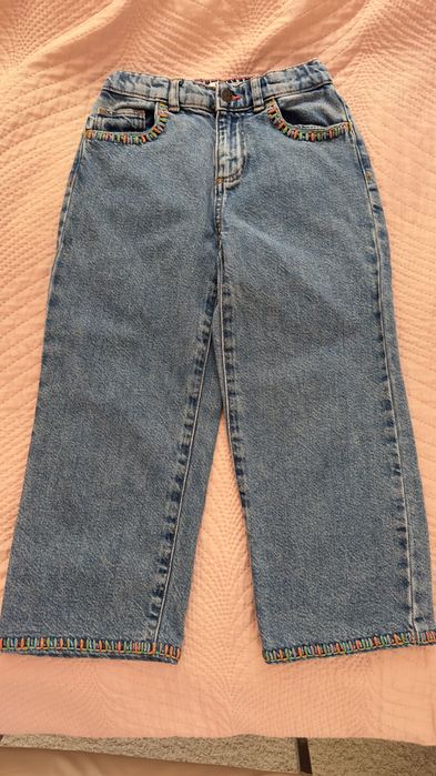 Jeansy dziewczęce z Zary.