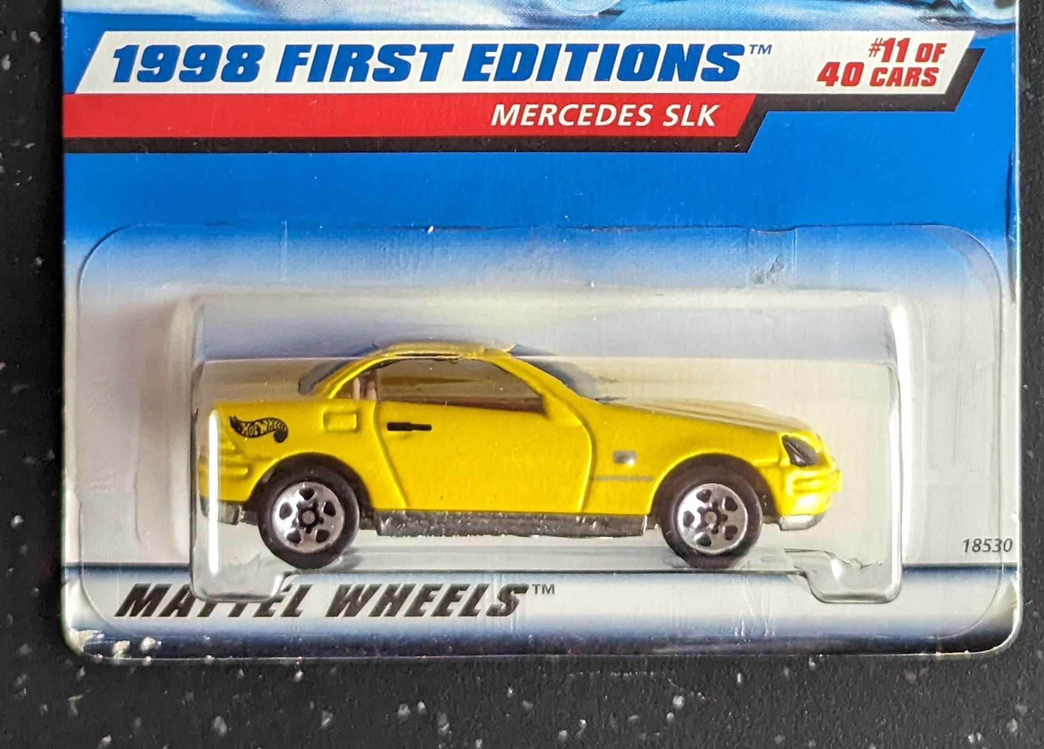 Hot Wheels Mercedes SLK 1998 First Edition