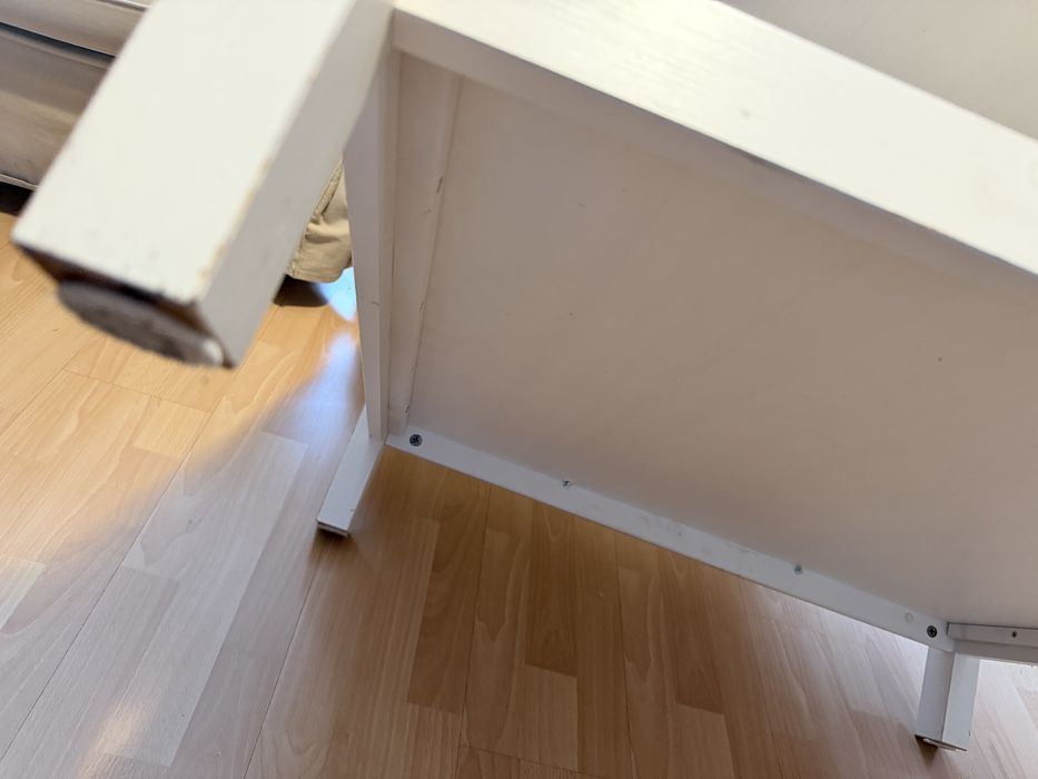 Stolik kawowy HEMNES IKEA 90 x 90 cm biały