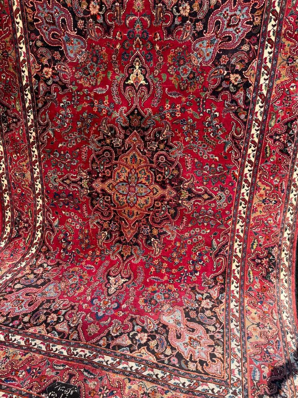 Dywan kaszmirowy r.tkany perski Iran Mesched 365x250 galeria 25 tys