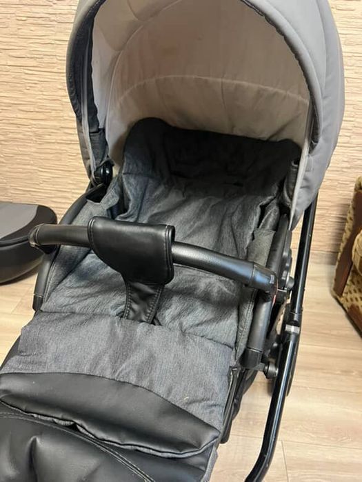 Детская коляска 2 в 1 Bair серая