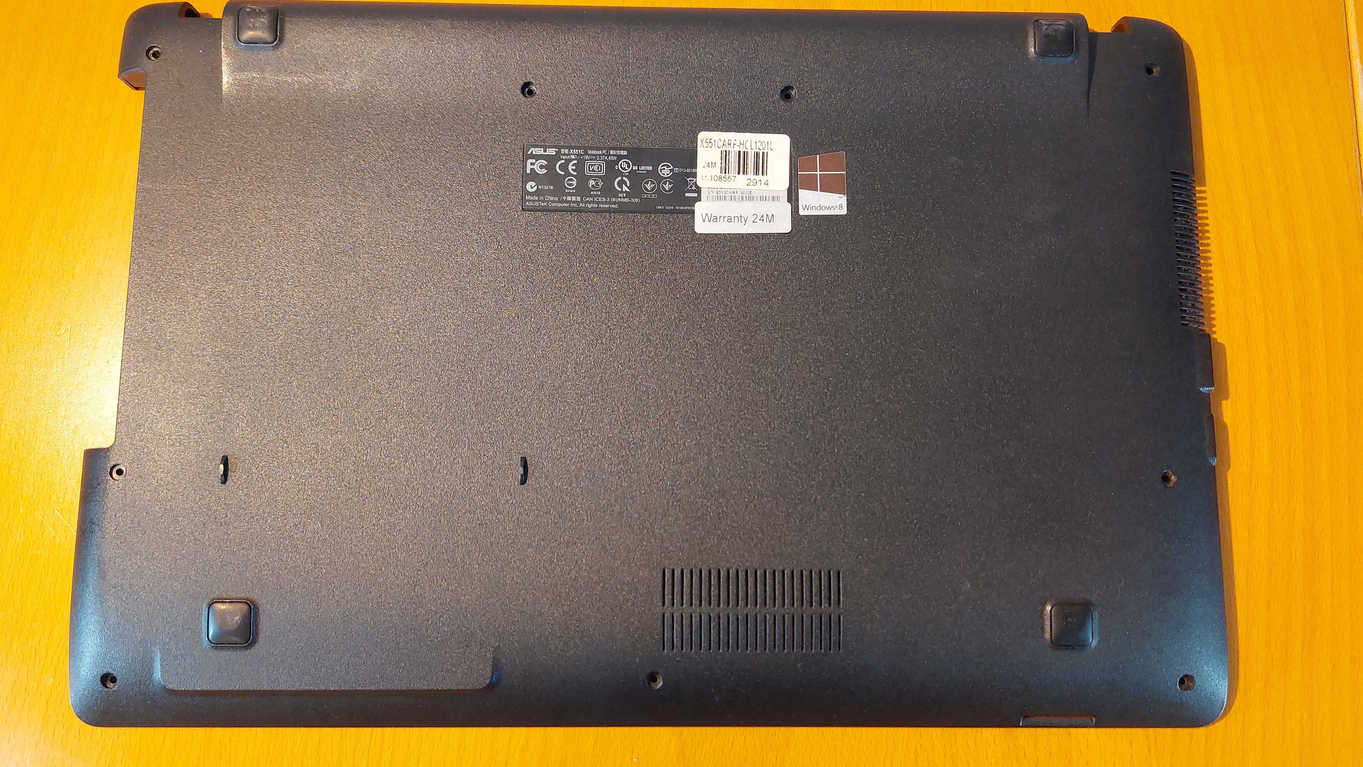 Obudowa dolna spód do laptopa Asus X551C X551M X551MA R512C