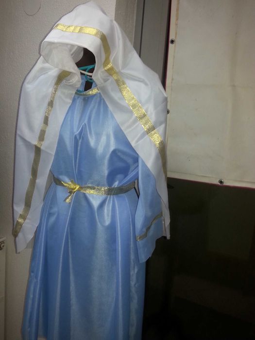 strój na jasełka, przebranie Maryja