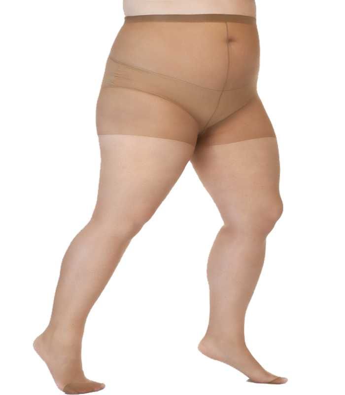 Rajstopy Lida Plus Size , 20den , Średni beż, 4XXXL , biodra do 200cm