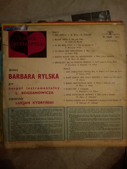 płyta winylowa barbara rylska