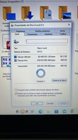 Computador HP Icor5 windows7