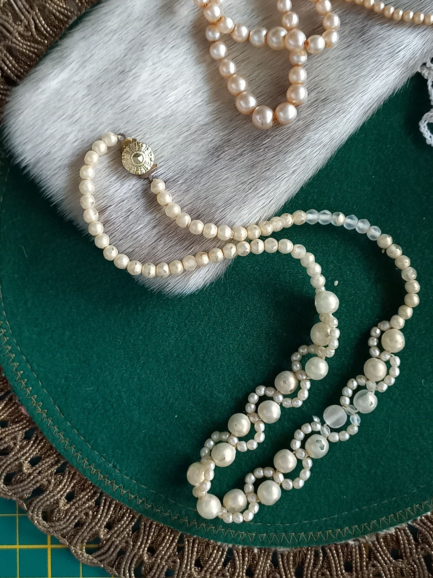 Naszyjnik kolia sztuczne perły