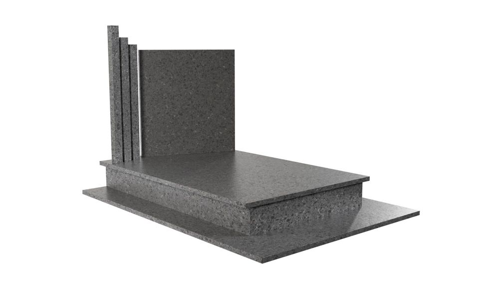 Nagrobek Granitowy Porządny Pomnik Brąz Królewski Granit 190x90