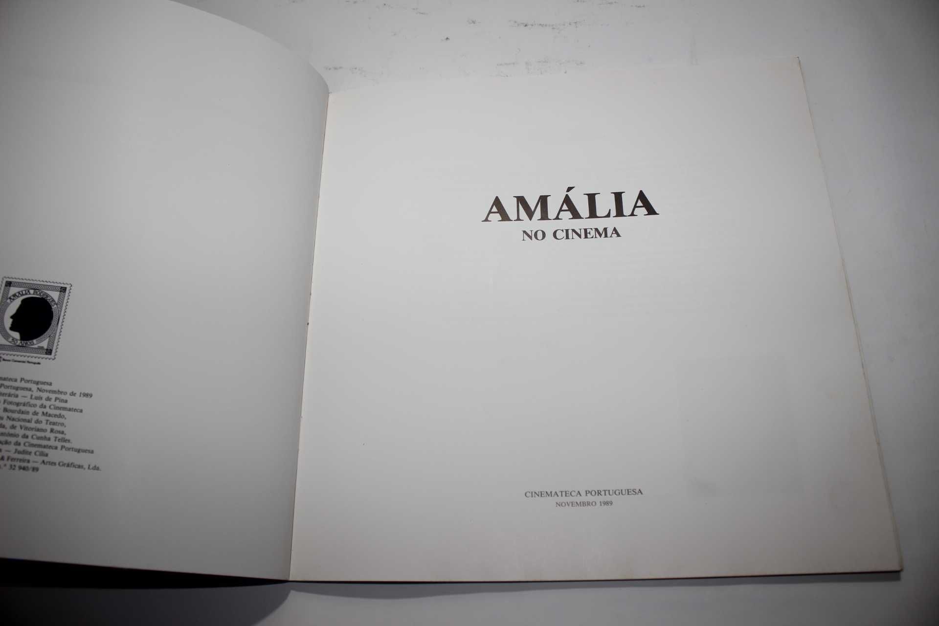 Livro - Amália no Cinema - Cinemateca Portuguesa 1989 - Rodrigues