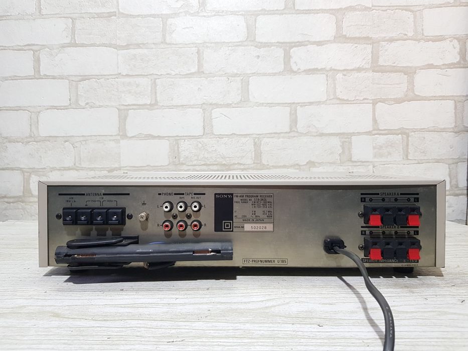 FM/AM  ресивер/підсилювач  Sony STR-343 2х47 Вт б/у з Німеччини+1