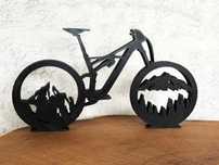 Ozdoba na biurko, półkę rower MTB górski klimat -Druk3D, gadżet