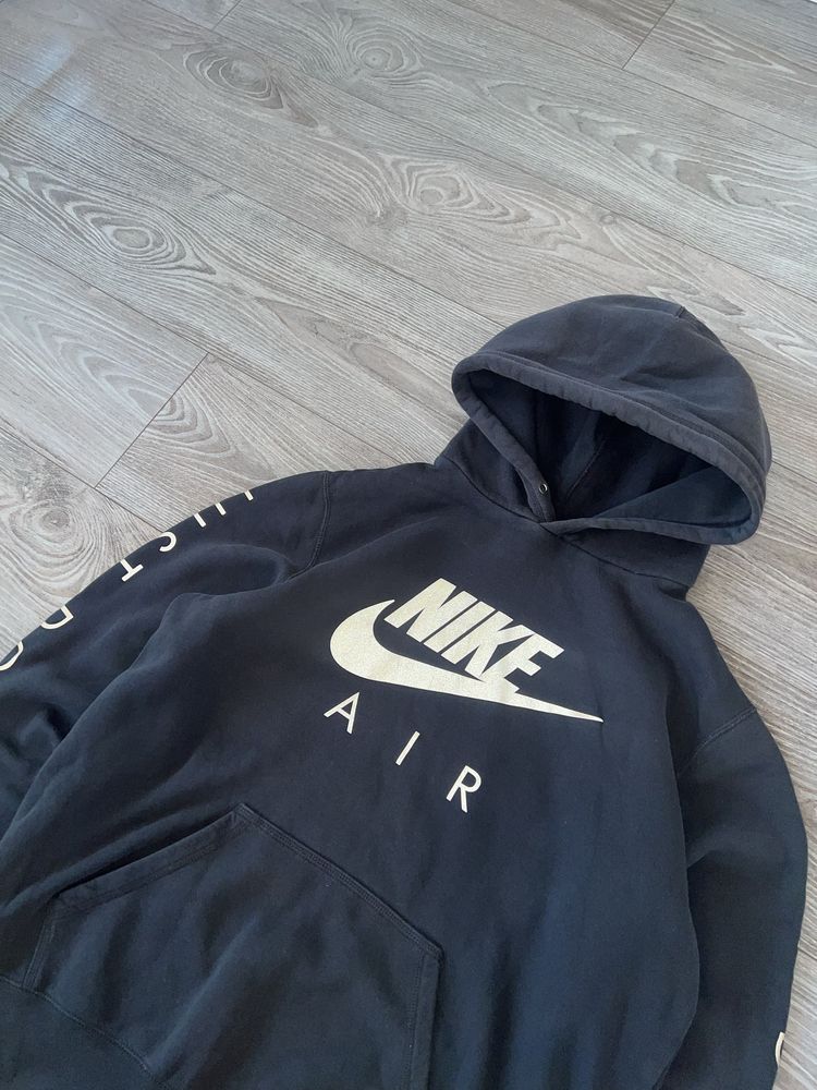 Bluza Z Kpaturem Nike Air Just Do It Reflection Gold Logo
