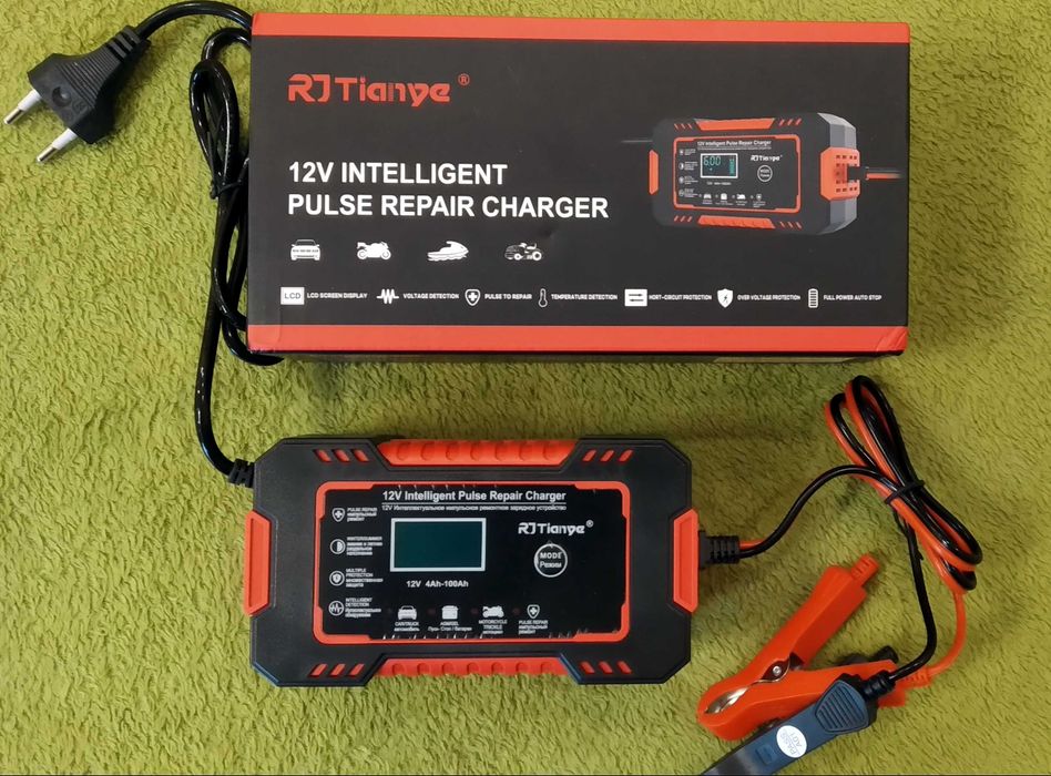 Зарядне 6А для авто АКБ 12В зарядное устройство зарядка