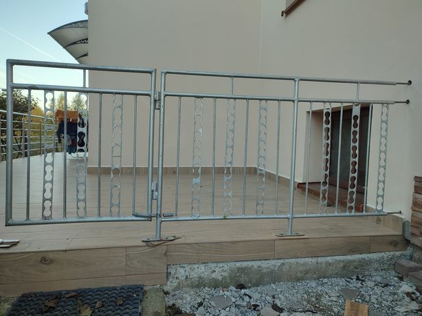 Barierka metalowa na taras / balkon