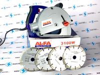 Штроборез AL-FA ALBR31 (3100w 4 диска, Гарантия, Польша)