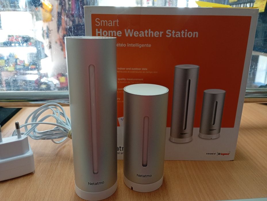 Stacja pogodowa Netatmo moduł zewnętrzny wewnętrzny Komis Madej Tarnów