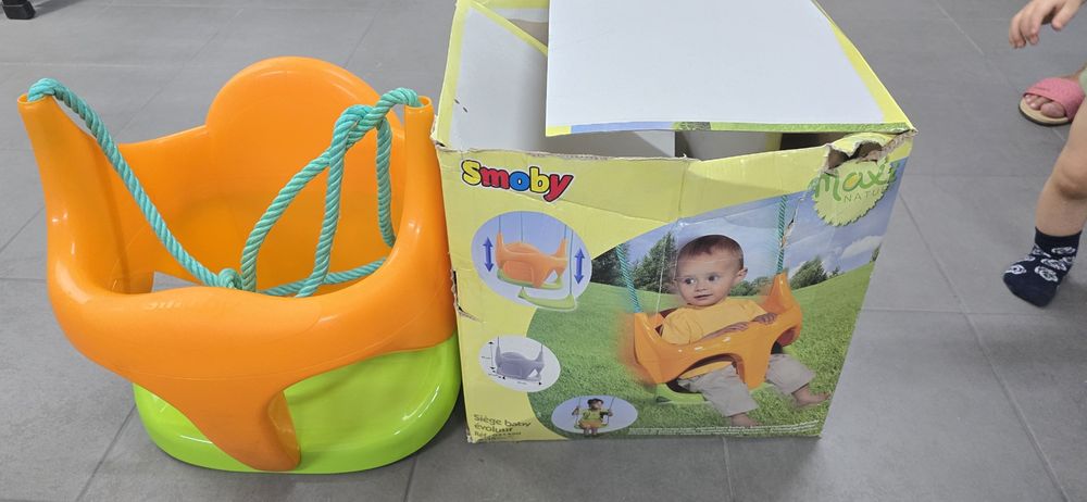 Cadeira Baloiço evolutivo Smoby nunca usado-novo