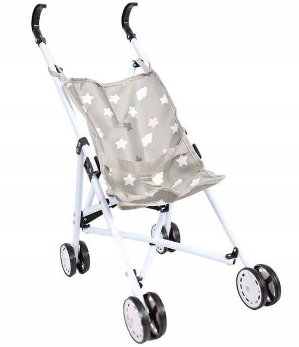 Duży Wózek Dla Lalek Spacerówka Spacerowy Składany