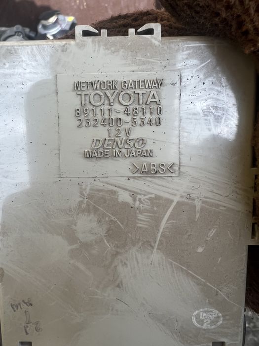Lexus rx ii xu30 модуль gateway 89111-48110