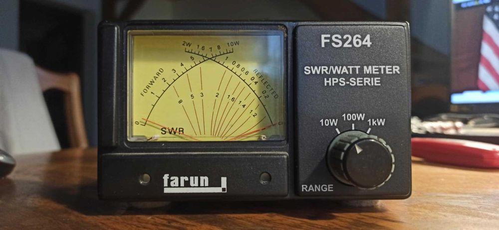 FARUN FS264 krzyżowy miernik SWR oraz mocy wychodzącej