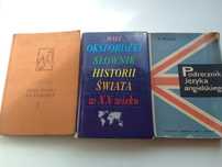 Mały oksfordzki słownik historii świata , podręcznik j. angielskiego